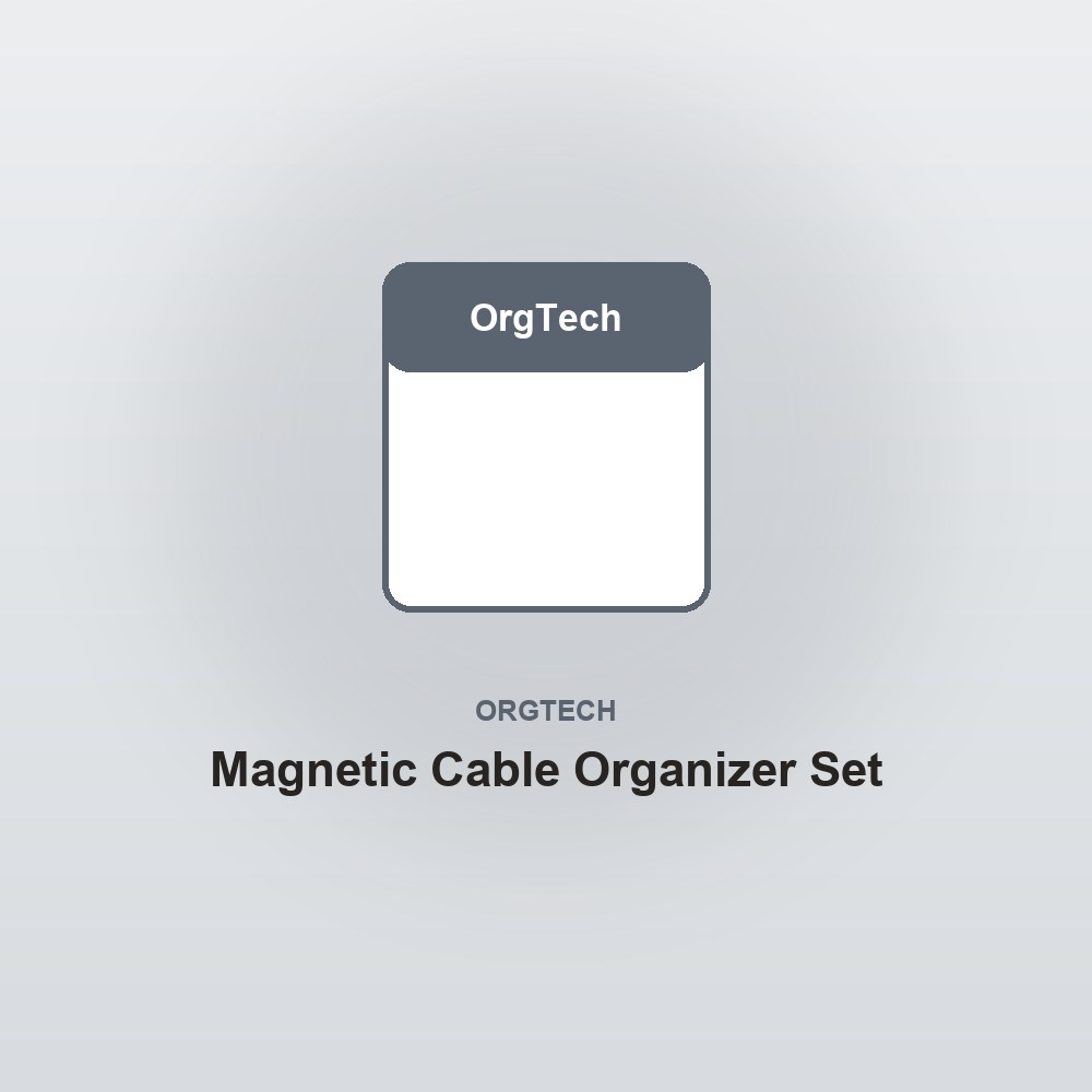 Magnetic Cable Organizer Set