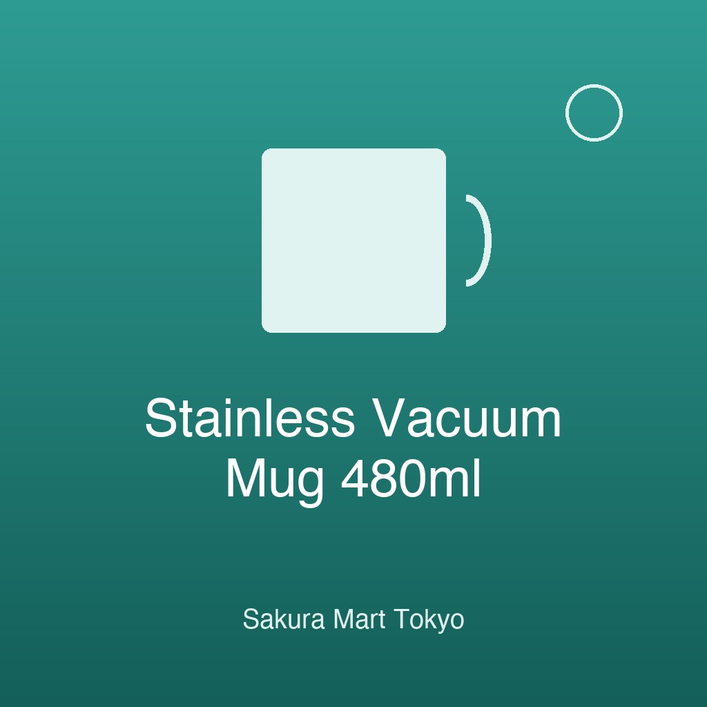 Zojirushi-style Stainless Vacuum Mug 480ml